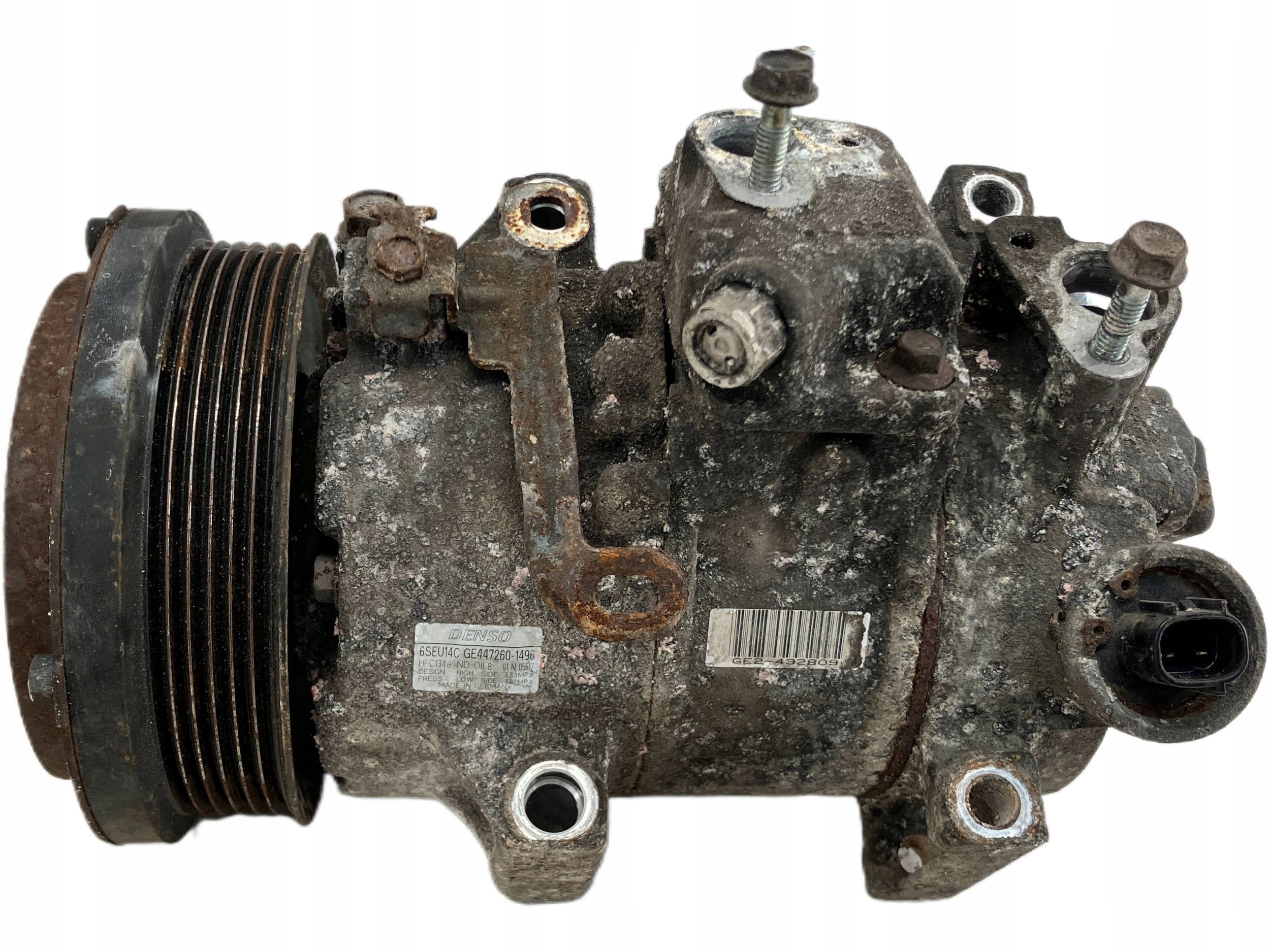 allegro-15fd0ef85a8a8936f203c365 AVENSIS T27 1.8 AUT KOMPRESOR SPRĘŻARKA KLIMATYZACJI GE447260-1496 6SEU14C - obrazek 1