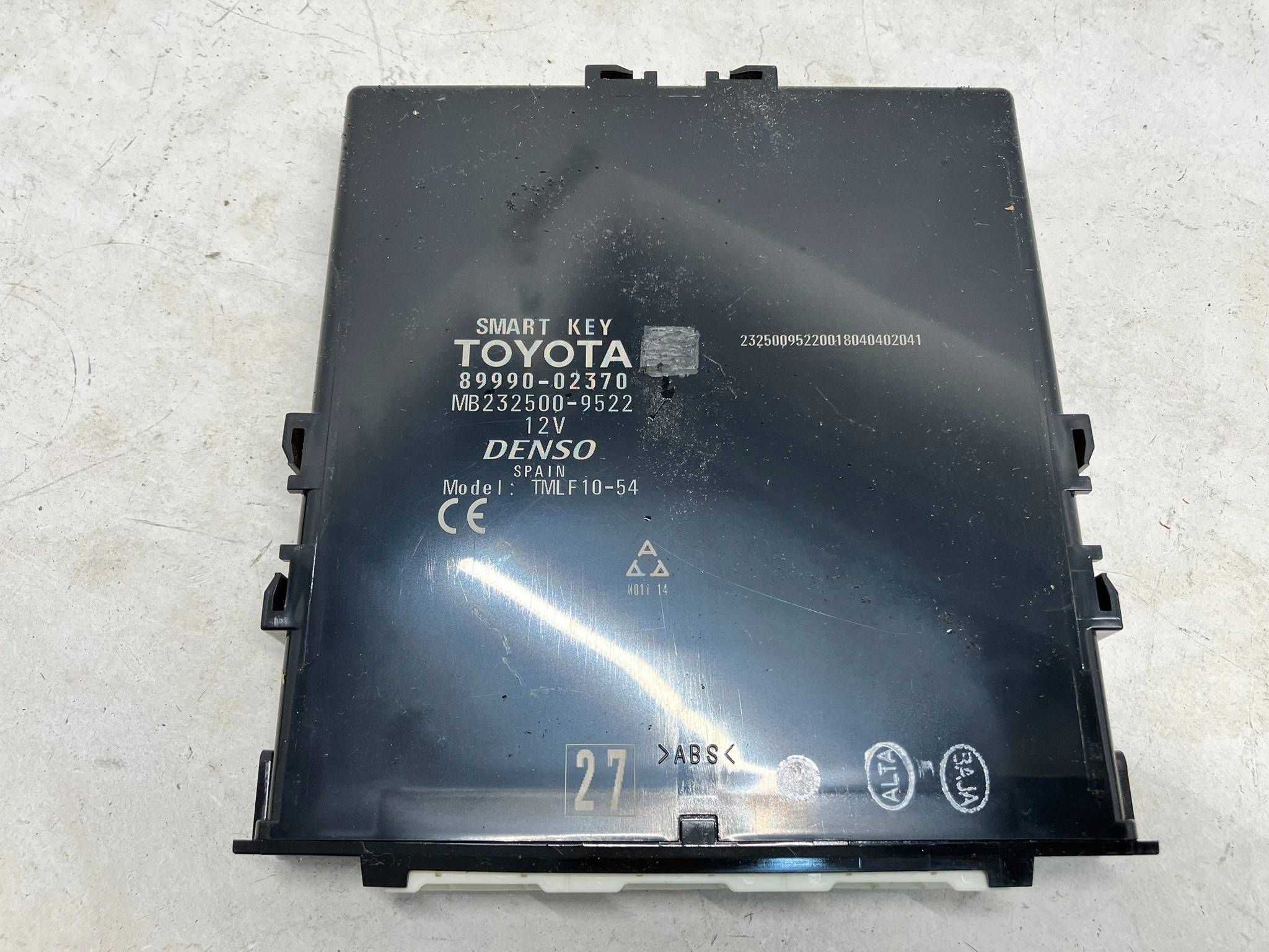 allegro-19fd49ea04f370a8980c141a AURIS II HYBRYDA MODUŁ STEROWNIK KOMPUTER SMART KEY 89990-02370 - obrazek 1