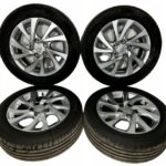 AURIS II COROLLA KOŁA FELGI ALUMINIOWE Z CZUJNIKAMI OPONY 205/55R16 KOMPLET