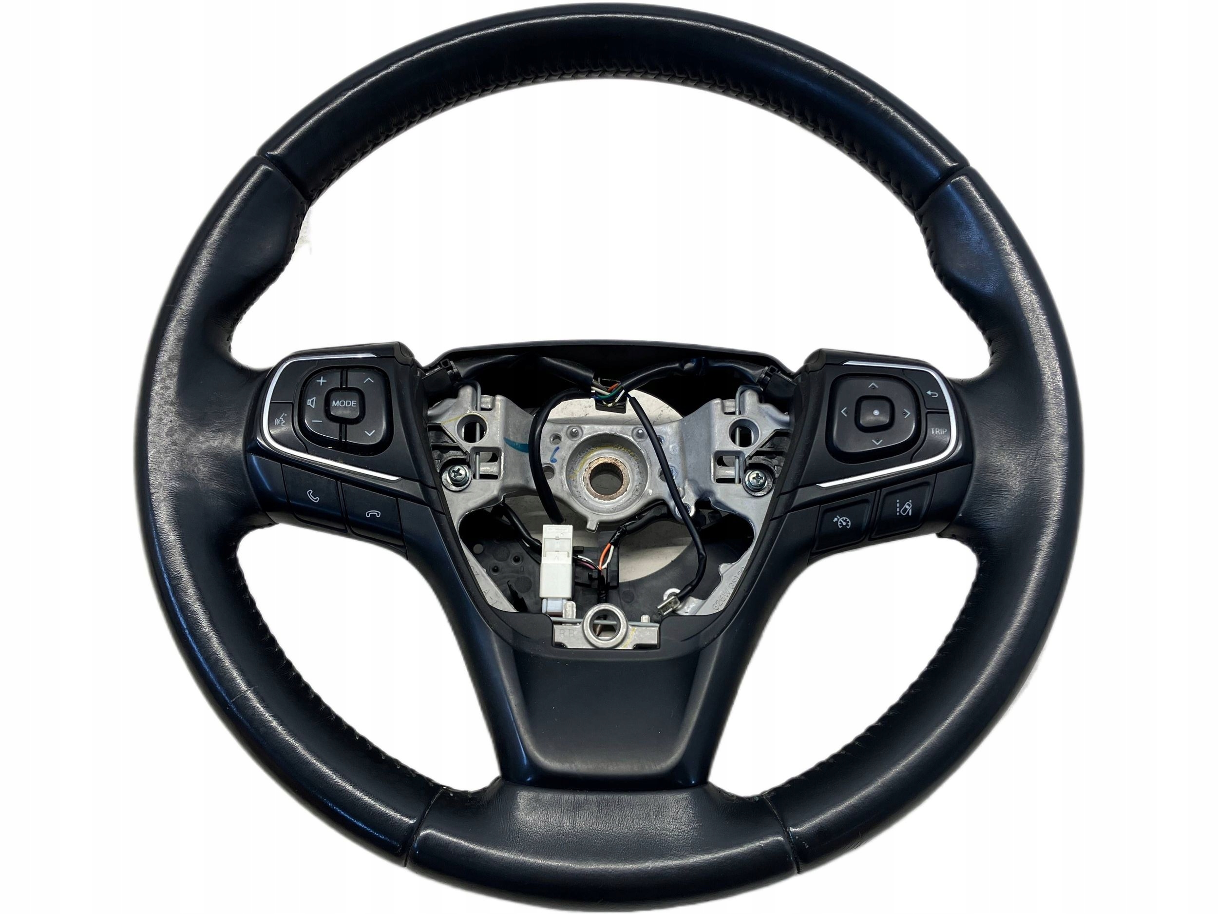allegro-226b33dff070383e0d0f96d5 AVENSIS T27 LIFT T29 KIEROWNICA SKÓRZANA MULTIFUNKCYJNA PRZYCISKI ŁOPATKI - obrazek 1
