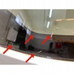 COROLLA E21 HATCHBACK SZYBA KLAPY TYLNEJ POKRYWY BAGAŻNIKA CIEMNA RYSY - obrazek 7