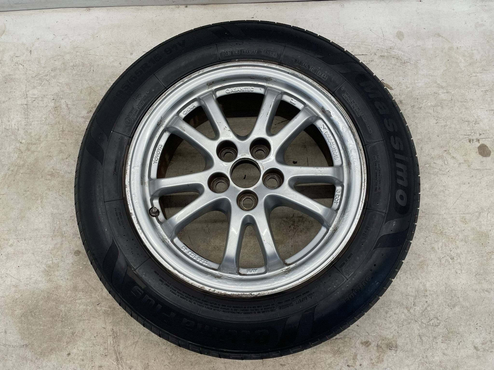 allegro-52df627d410aadcf3edc497f PRIUS IV KOŁO FELGA ALUMINIOWA OPONA CZUJNIK CIŚNIENIA 195/65R15 15 CALI - obrazek 1