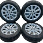 AURIS II COROLLA KOŁA FELGI ALUMINIOWE Z CZUJNIKAMI OPONY ZIMOWE 205/55R16