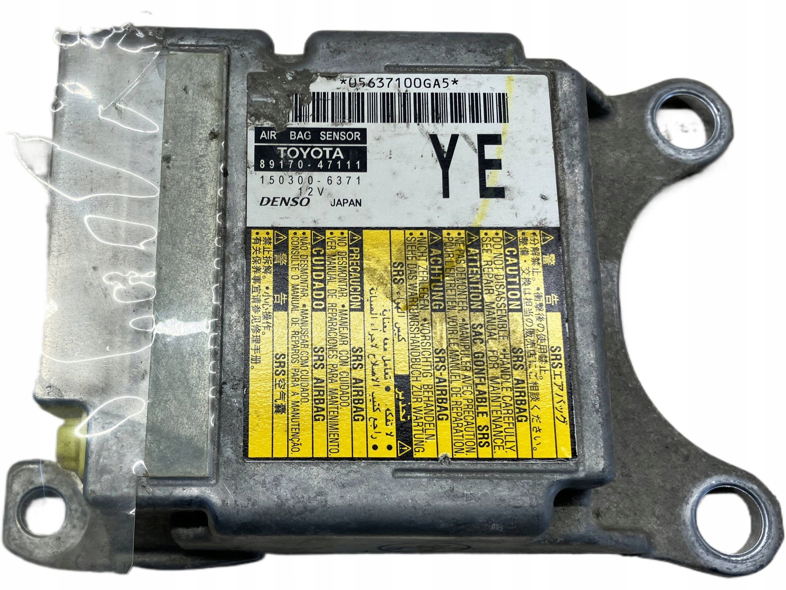 allegro-9706358ffe39d6dd1327f1ff PRIUS III MODUŁ STEROWNIK SENSOR PODUSZEK AIRBAG 89170-47111 - obrazek 1