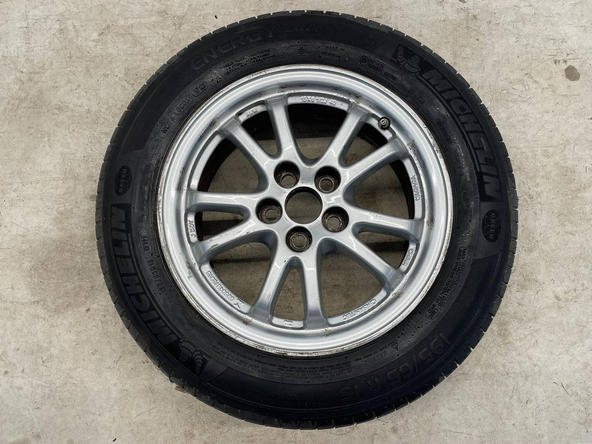 allegro-a013c147866d63efde51102e PRIUS IV KOŁO FELGA ALUMINIOWA OPONA CZUJNIK CIŚNIENIA 195/65R15 15 CALI - obrazek 1