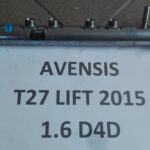 AVENSIS T27 VERSO 1.6 D4D BMW LISTWA WTRYSKOWA