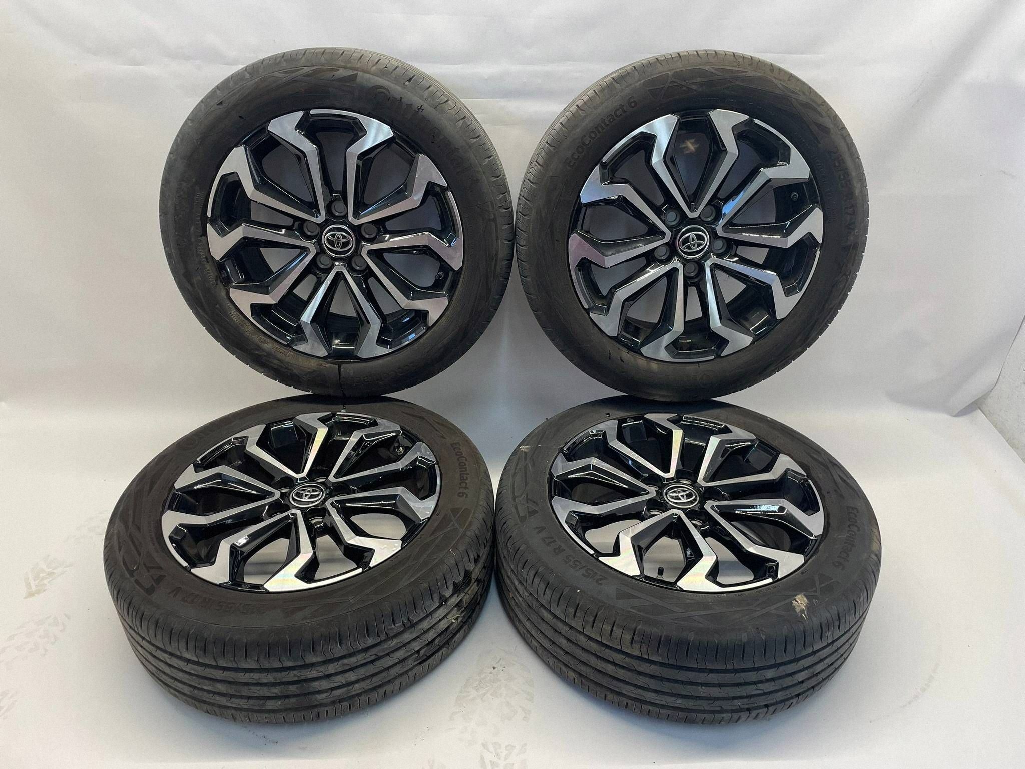 allegro-f7be85a9ef41f8f9b388798a YARIS CROSS KOŁA FELGI ALUMINIOWE Z CZUJNIKAMI OPONY KOMPLET LATO 215/55R17 - obrazek 1
